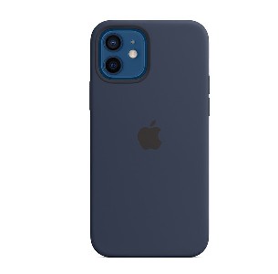 Apple iPhone 12/12 Pro Silicone Case with MagSafe - Deep Navy