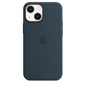 Apple iPhone 13 mini Silicone Case with MagSafe - Abyss Blue