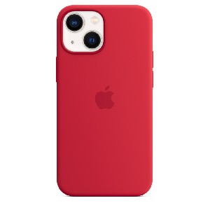 Apple iPhone 13 mini Silicone Case with MagSafe– (PRODUCT)RED