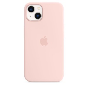 Apple iPhone 13 Silicone Case with MagSafe– Chalk Pink