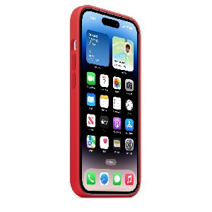 Apple iPhone 14 Pro Silicone Case with MagSafe - (PRODUCT)RED