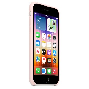 Apple iPhone SE3 Silicone Case - Chalk Pink