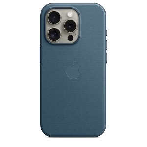 Apple iPhone 15 Pro FineWoven Case with MagSafe - Pacific Blue