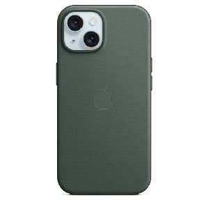 Apple iPhone 15 FineWoven Case with MagSafe - Evergreen