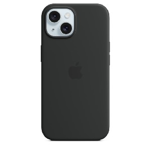 AppleiPhone 15 Silicone Case with MagSafe - Black