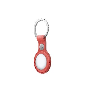 Apple AirTag FineWoven Key Ring - Coral