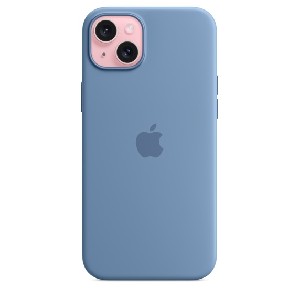 Apple iPhone 15 Plus Silicone Case with MagSafe - Winter Blue