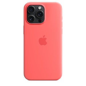 Apple iPhone 15 Pro Max Silicone Case with MagSafe - Guava