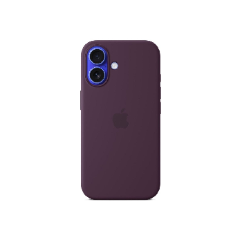 Apple iPhone 16 Silicone Case with MagSafe - Plum