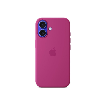 Apple iPhone 16 Silicone Case with MagSafe - Fuchsia (Seasonal)