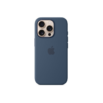 Apple iPhone 16 Pro Silicone Case with MagSafe - Denim