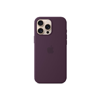 Apple iPhone 16 Pro Max Silicone Case with MagSafe - Plum