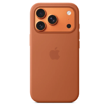 Apple iPhone 17 Pro Silicone Case with MagSafe– Terra Cotta