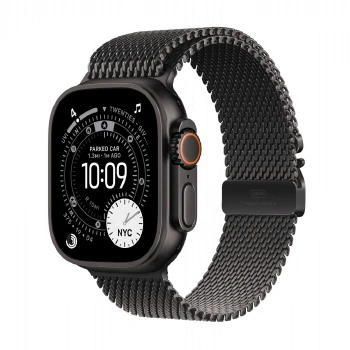 Apple Watch Ultra 3 Cellular 49mm Black Titanium Case with Black Titanium