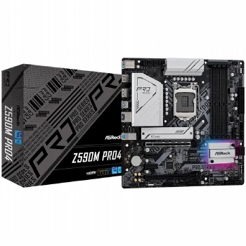 ASROCK Main Board Desktop Z590M Pro4 (S1200