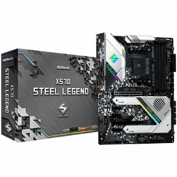ASROCK Main Board Desktop X570 STEEL LEGEND (AM4
