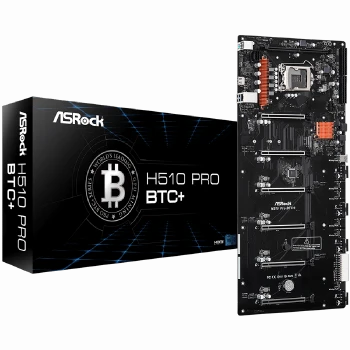 ASROCK Main Board Desktop H510 PRO BTC+ (s1200