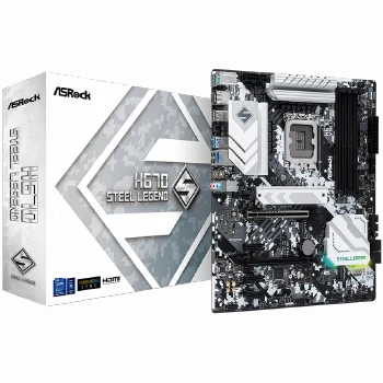 ASROCK Main Board Desktop H670 Steel Legend (S1700