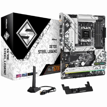 ASROCK MB Desktop X670E Steel Legend