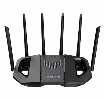 AsusTUF Gaming, BE6500 Dual Band WiFi 7 Router, 4K-QAM, Multi-Link Operation