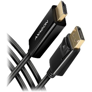 AXAGON RVD-HI14C2 DisplayPort> HDMI 1.4 cable 1.8m 4K/30Hz