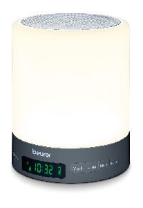 Beurer WL 50 BT Wake up light, Simulations of sunrise and sunset, Adjustable display