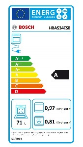 Фурна, Bosch HBA534ES0