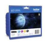 Brother LC-1280XL BK/C/M/Y Value Bonus Pack Ink Cartridge