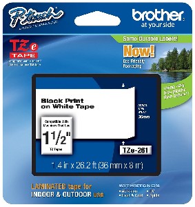 Brother TZ-261 Tape Black on White