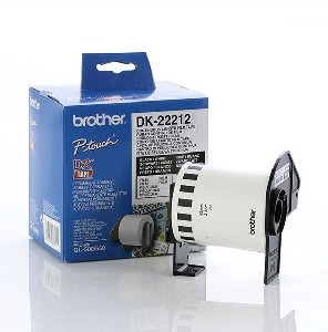 Brother DK-22212 White Continuous Length Film Tape 62mm x 15.24m