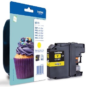 Brother LC-123 Yellow Ink Cartridge