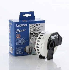 Brother DK-22223 White Continuous Length Paper Tape 50mm x 30.48m