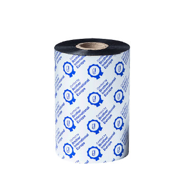 Brother Standard wax/resin black 110mmx450m ribbon (PK OF 8)