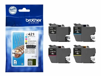 BROTHER 4-pack of Black Cyan Magenta and Yellow