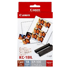 Canon Color Ink/Label set KC-18IL