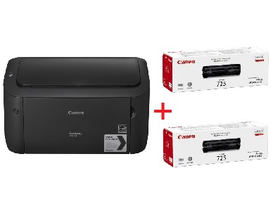 Canon i-SENSYS LBP6030B + 2x Canon CRG-725