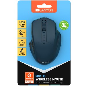 CANYON 2.4GHz Wireless Optical Mouse with 4 buttons,