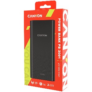 CANYON  PB-2001 Power bank 20000mAh Li-poly battery