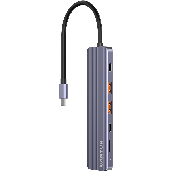 CANYON hub DS-17 6in1 4k USB-C Grey