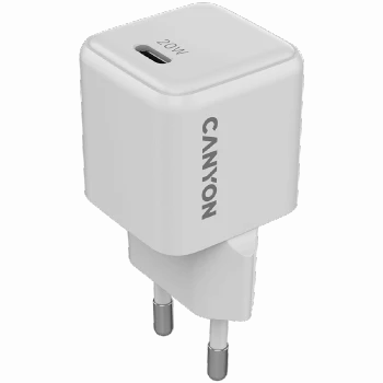 CANYON charger CU20C GaN 20W 1xPD EU White