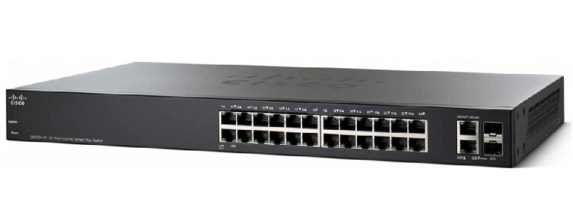 Cisco SF220-24 24-Port 10/100 Smart Plus Switch