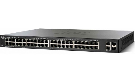 Cisco SG220-50P 50-Port Gigabit PoE Smart Plus Switch