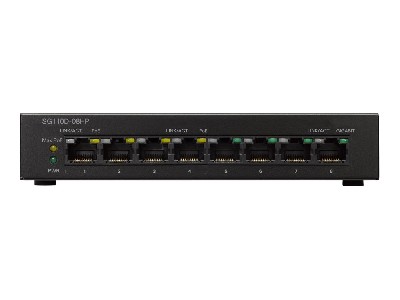 Cisco SG110D-08HP 8-Port PoE Gigabit Desktop Switch