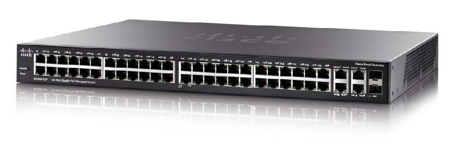 Cisco SG350-52P 52-port Gigabit PoE Managed Switch