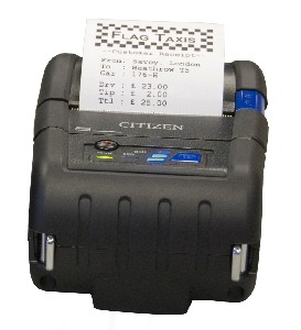 Citizen Label Mobile printer CMP-20II Direct thermal Print Speed 80mm/s