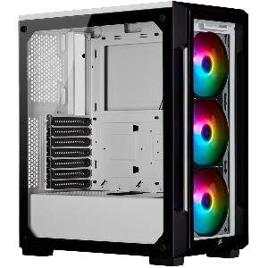 CORSAIR iCUE 220T RGB Tempered Glass Mid-Tower Smart Case