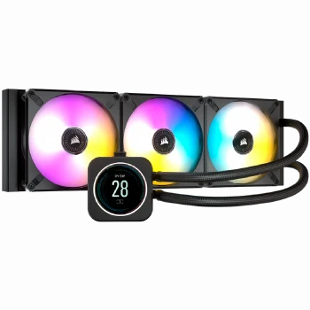 CORSAIR iCUE H150i ELITE LCD Display Liquid CPU Cooler