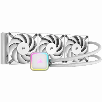 CORSAIR iCUE H150i ELITE RGB Liquid CPU Cooler - White