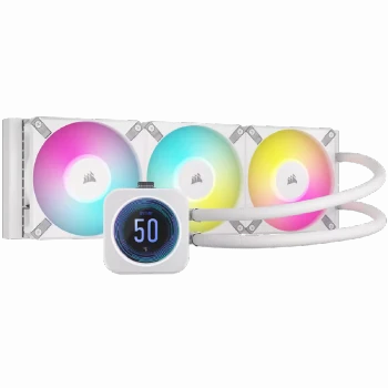 Corsair iCUE H150i ELITE LCD XT - White Liquid CPU Cooler