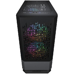 COUGAR MG140 Air RGB - Black, Mini Tower, Mini ITX / Micro ATX, USB 3.0 x 2, USB 2.0 x 1